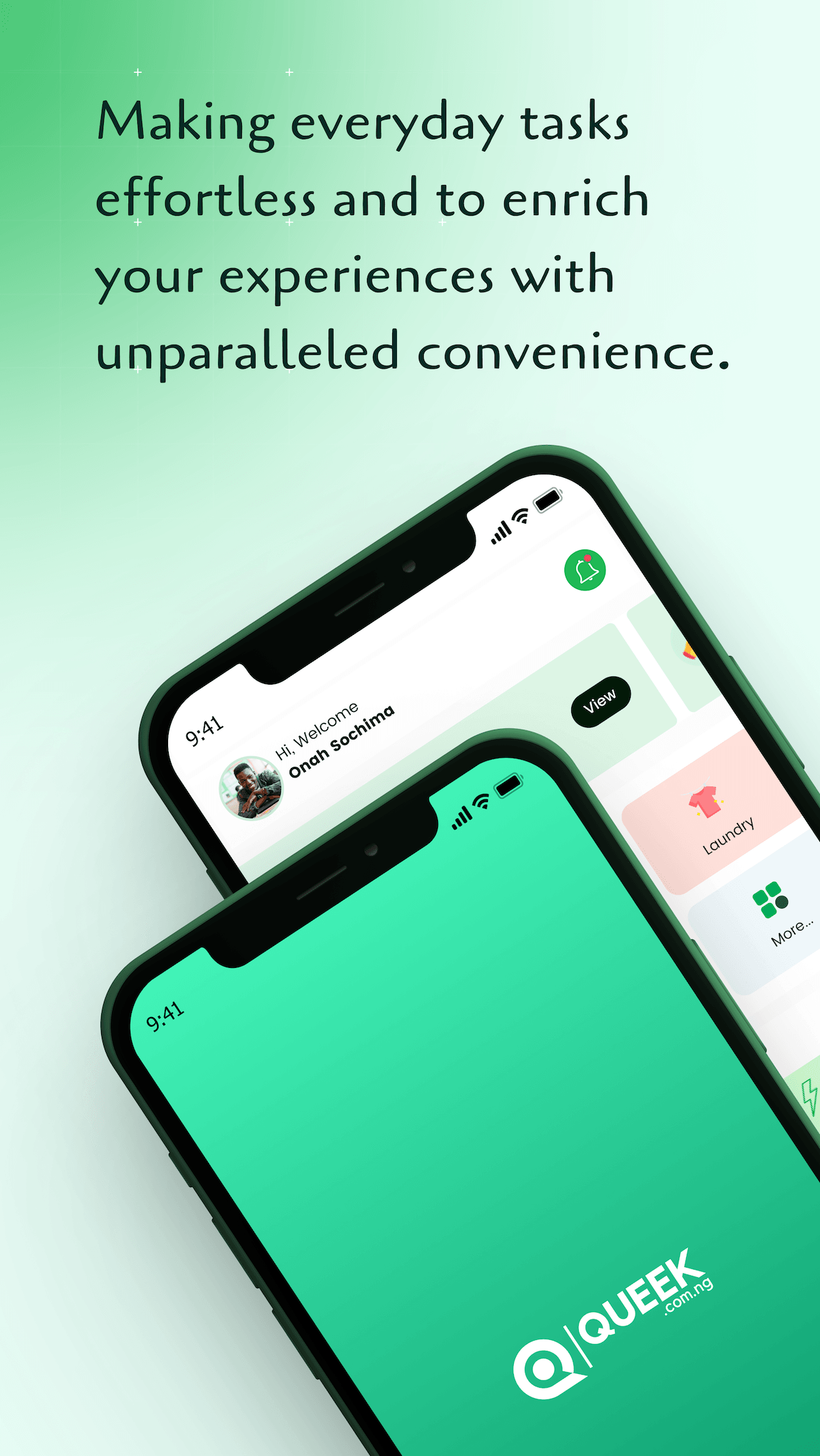 Queek App Interface - How It Works