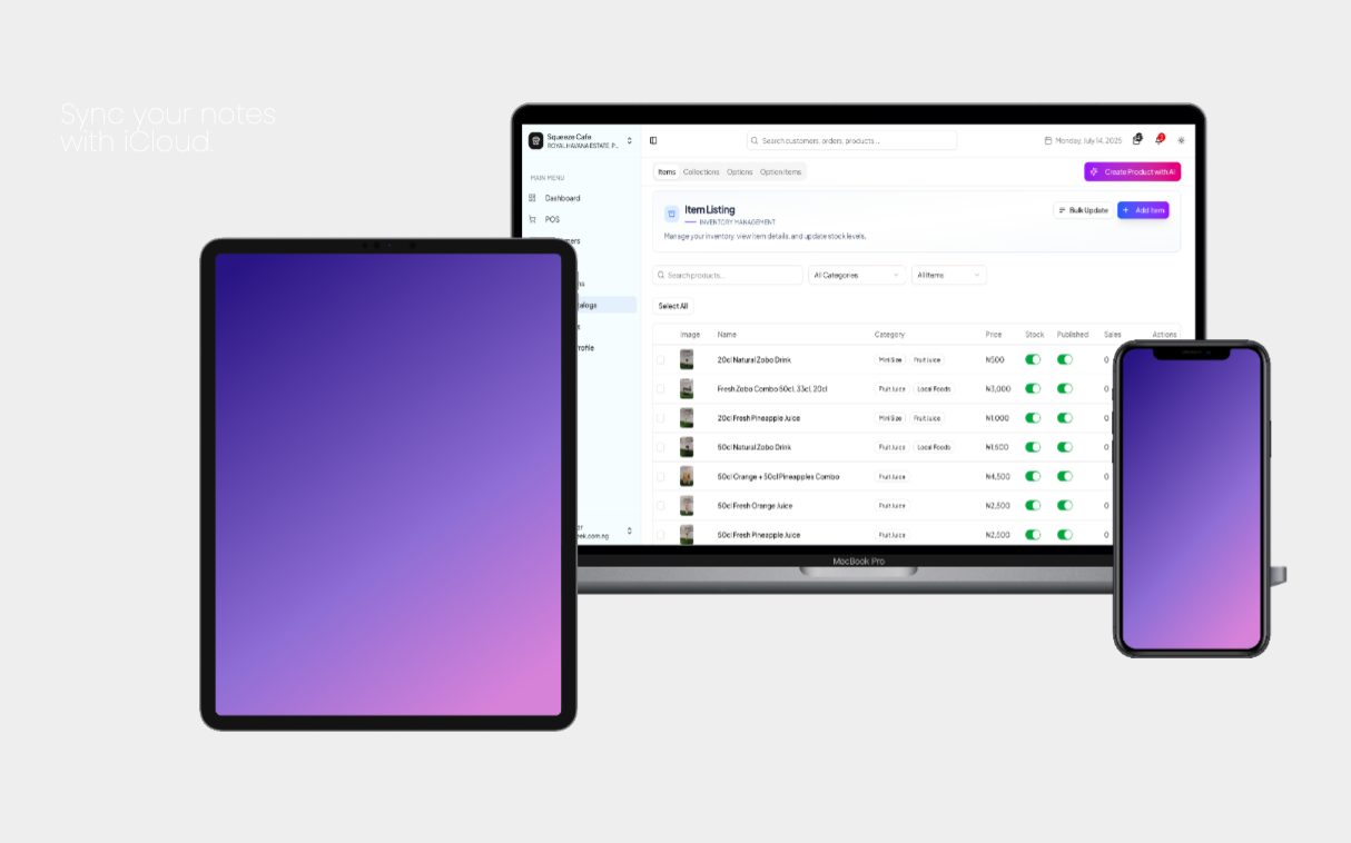 Upload Once, Sell Everywhere